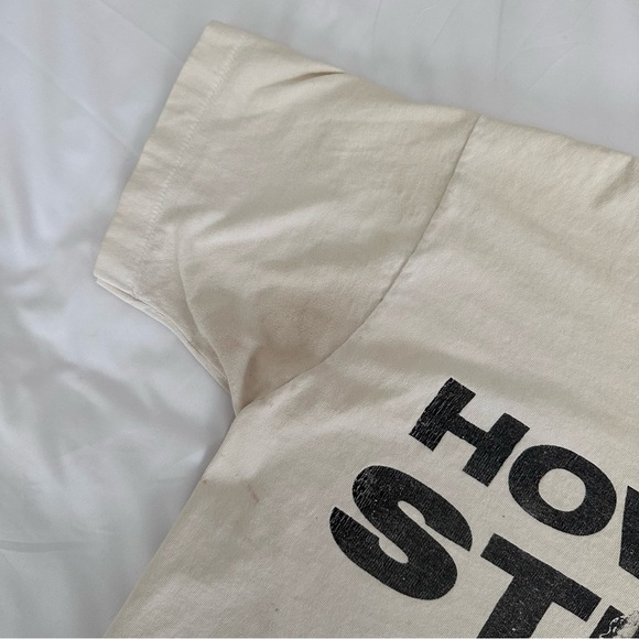 Vintage Howard Stern Governor 90s Single Stitch USA White Tee Shirt Mens Large - Picture 3 of 8